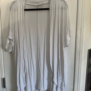 Ricki's White Open Front Cardigan
